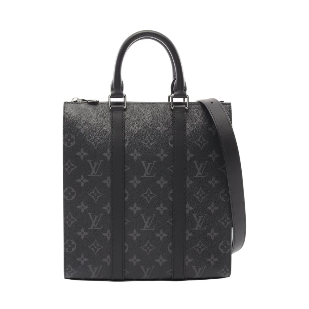 Louis Vuitton Vintage Women's Black Pre-Owned Monogram Eclipse Keepall Bandouliere 45