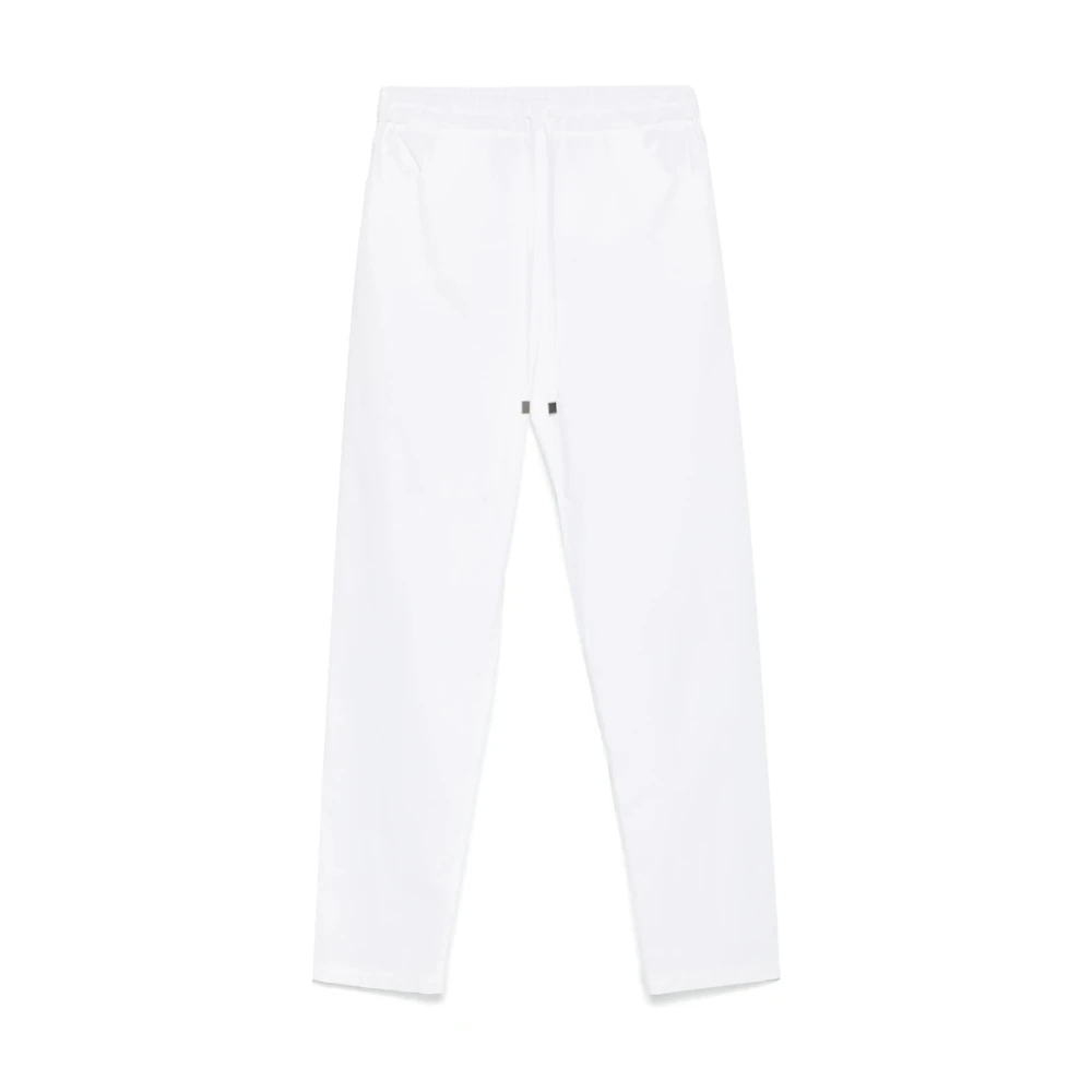 Antonelli Firenze Witte elastische broek met trekkoord in de taille White Dames