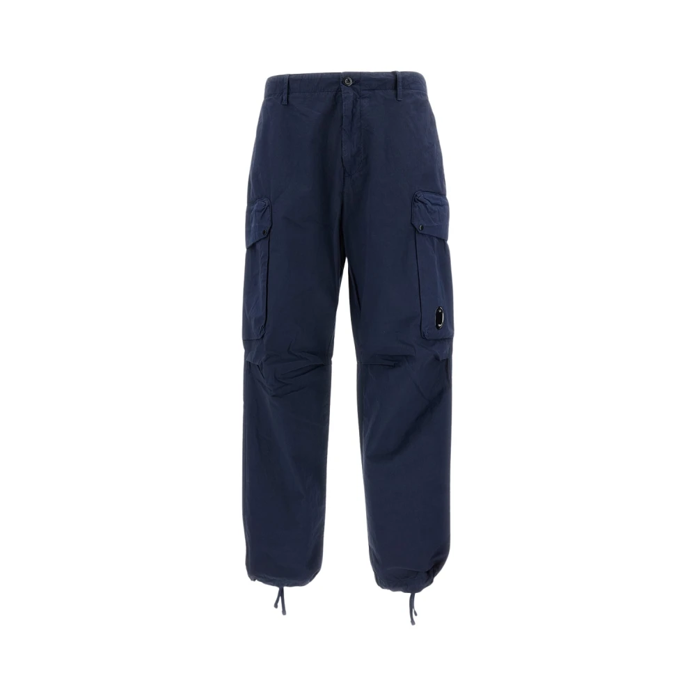 C.p. Company Men's Blue Straight Trousers - Straight Trousers - S - Trousers