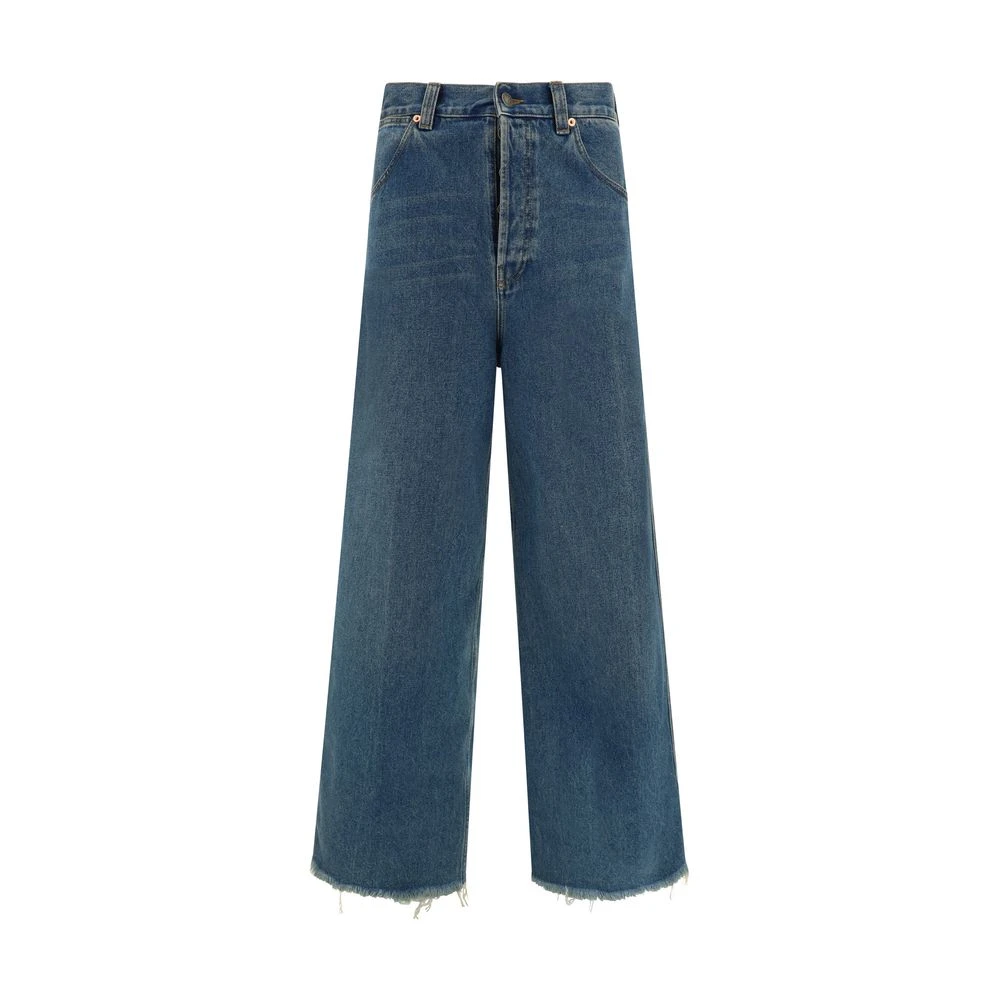 Gucci Stijlvolle Jeans met Brede Ramp Blue Heren