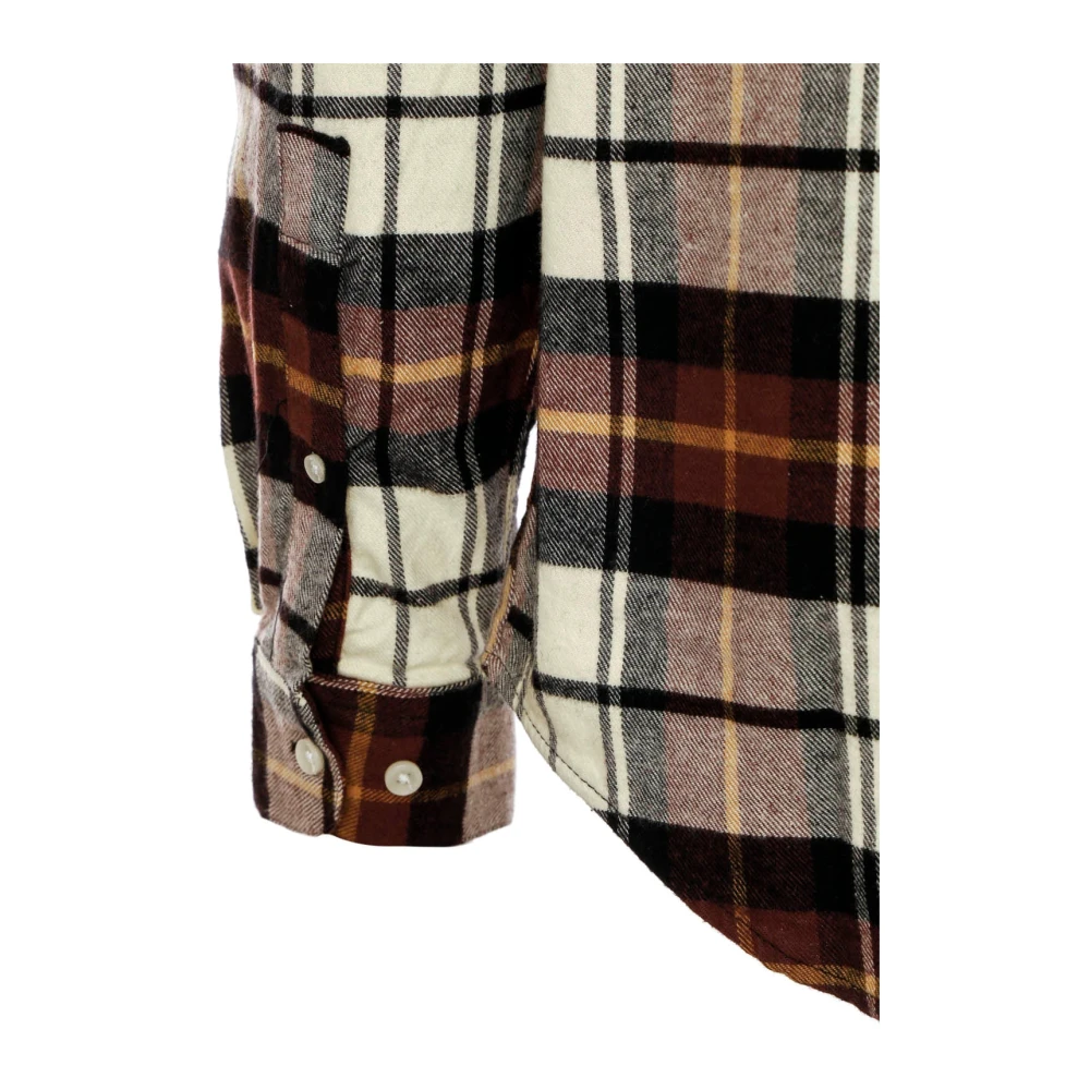Portuguese Flannel Zachte Flanellen Overhemd met Kentkraag Multicolor Heren