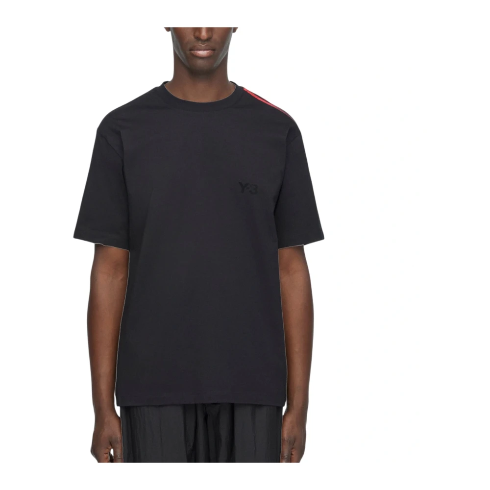 Y-3 Gradient 3-Stripes T-Shirt - Man T-Shirts Black M - Immagine 2