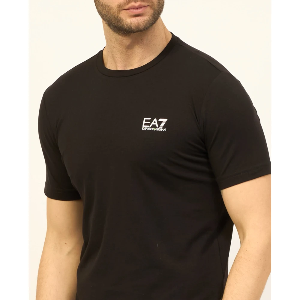 Emporio Armani EA7 T-Shirts Black Heren
