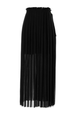 black-polyester-skirt