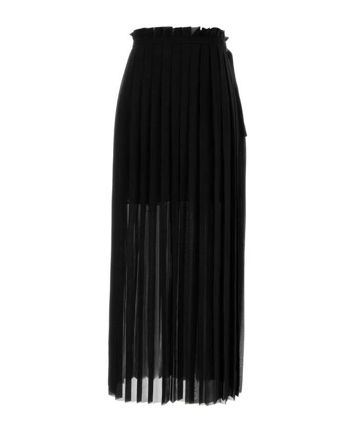 jupe-en-polyester-noir