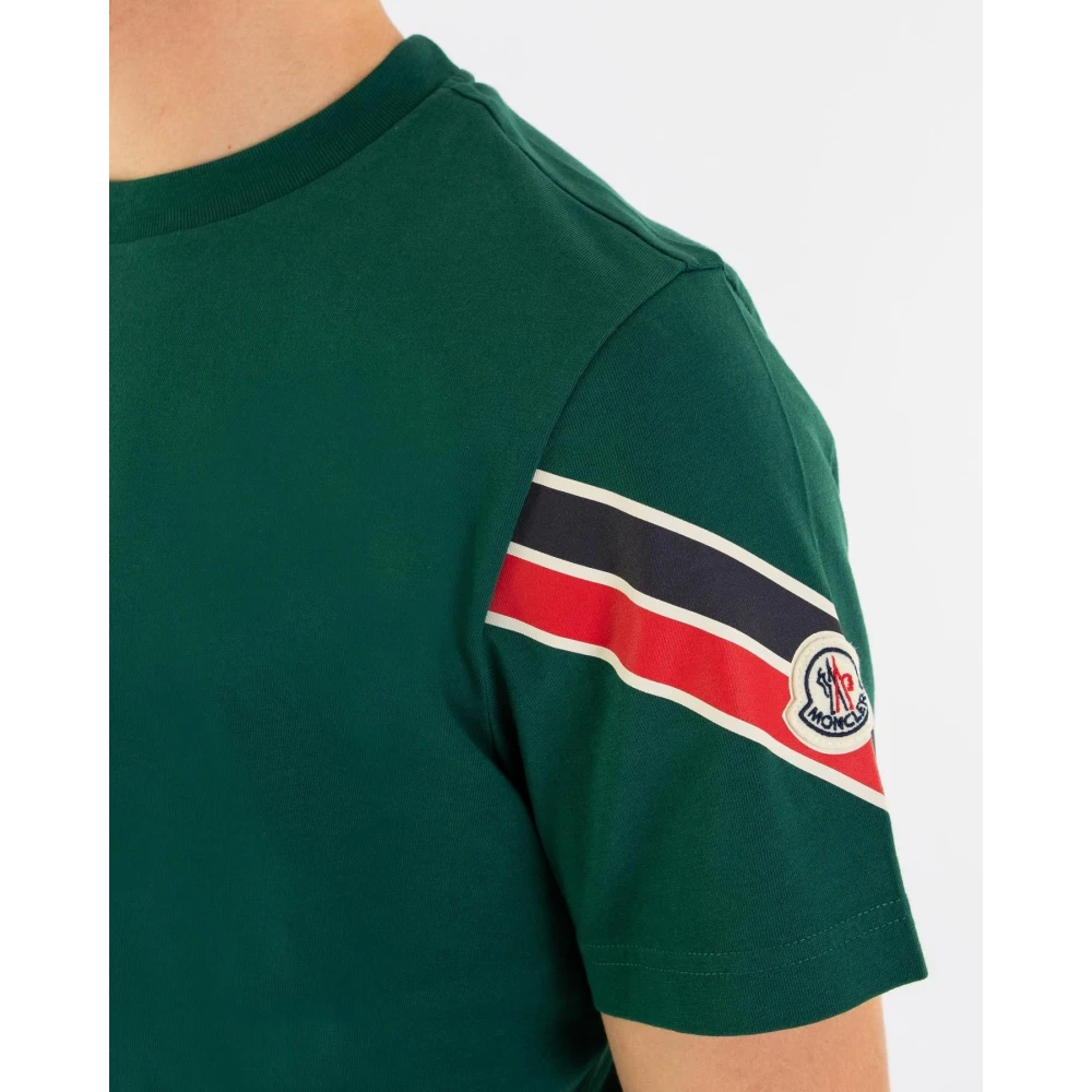 Moncler Heren Korte Mouw T-shirt Green Heren