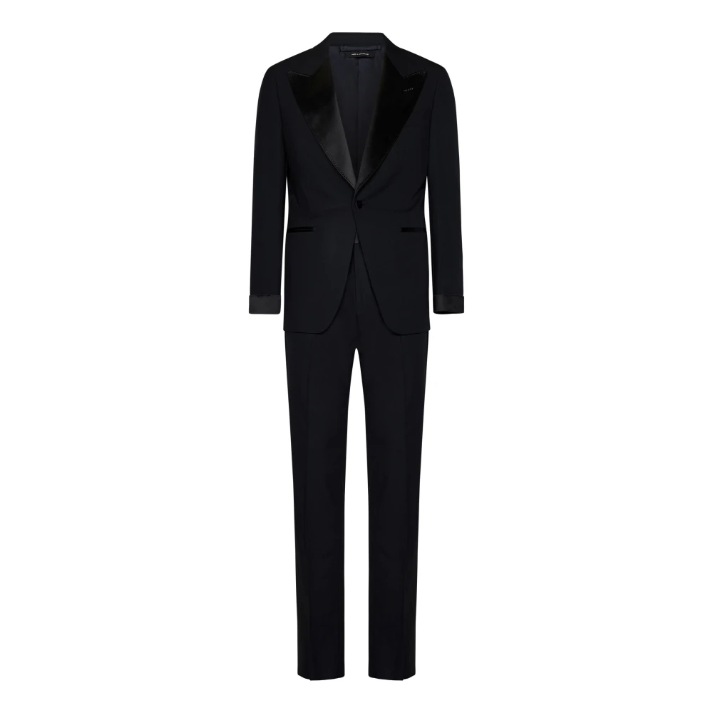 Tom Ford Single Breasted Suits Blue Heren