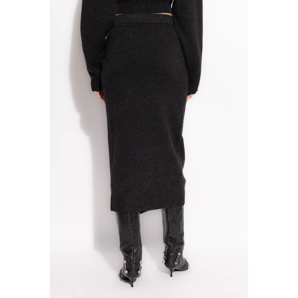 Balenciaga Wollen rok Gray Dames