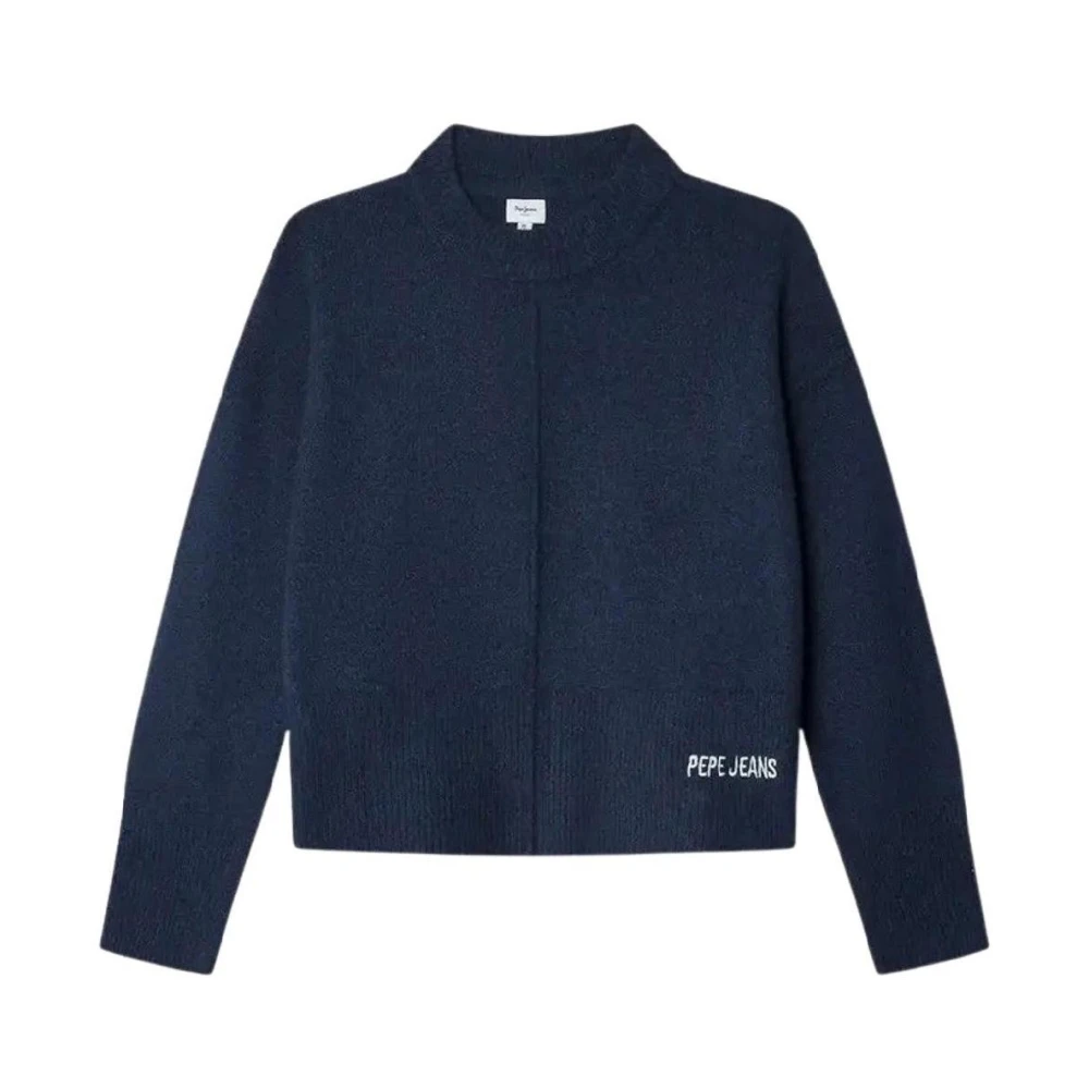 Pepe Jeans Girls Blue Bibby Jumper - Kids Knitwear - 10 Y - Kids