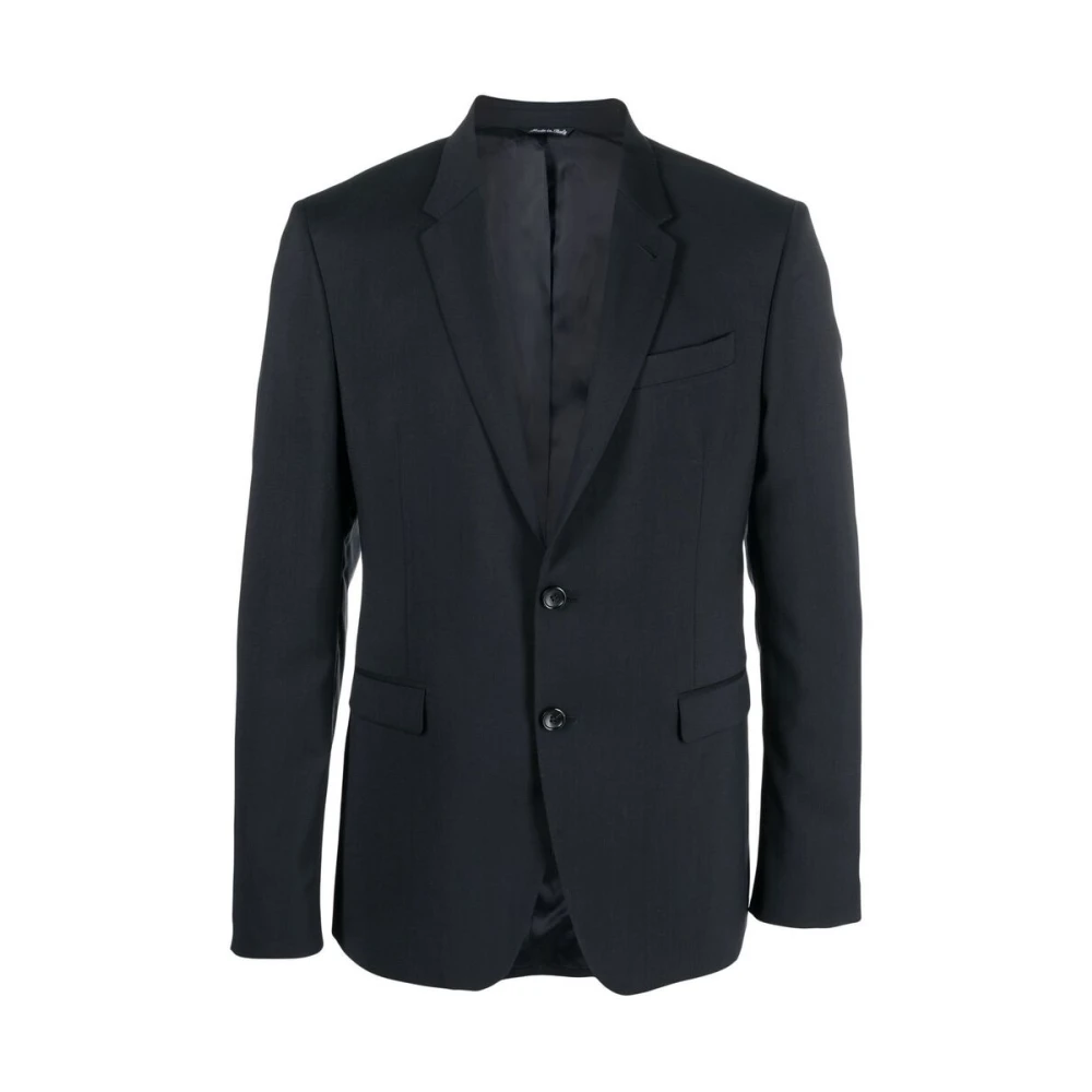 Reveres 1949 Navy Blauw Wol Pak met Revers Blue Heren