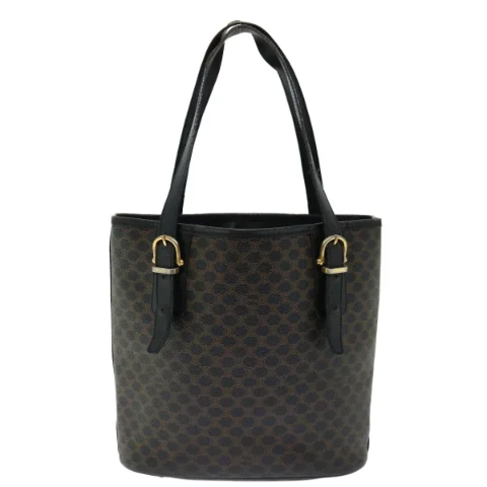 Celine Vintage Pre-owned Leather totes Brown Dames