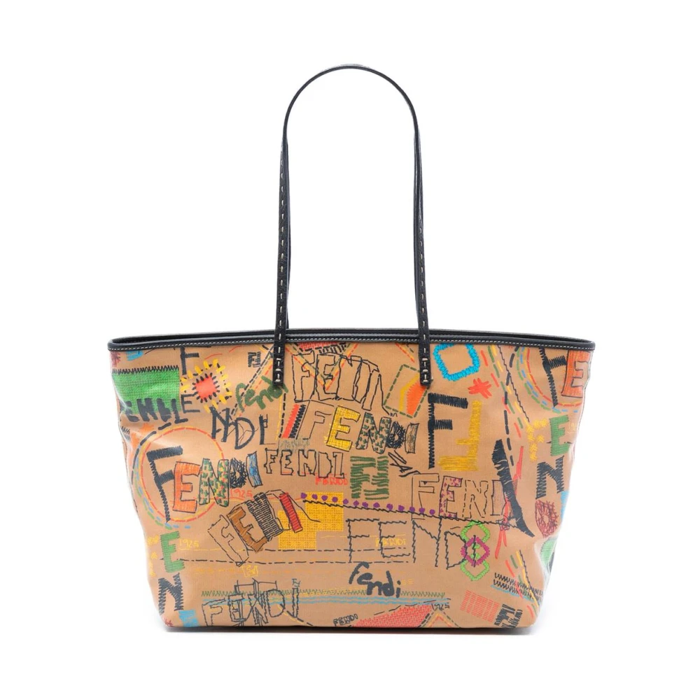 Fendi Vintage Women's Brown Pre-Owned Shopper Tote Bag