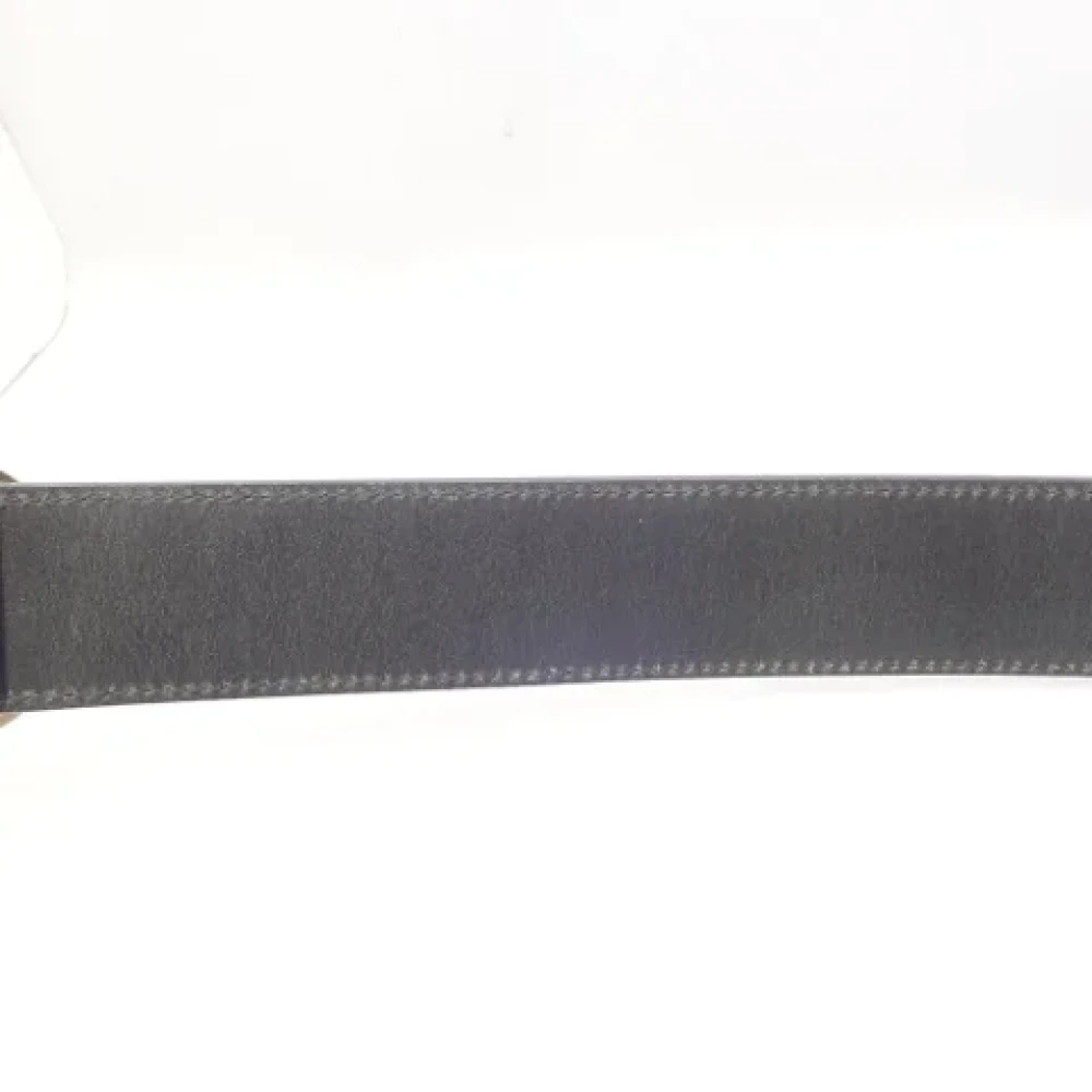 Gucci Vintage Pre-owned Leather belts Black Heren