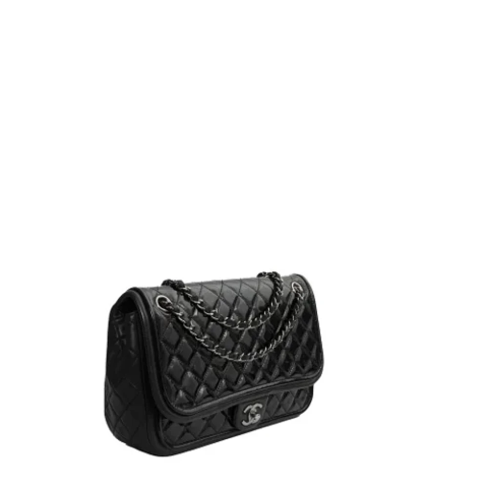 Chanel Vintage Pre-owned Leather chanel-bags Black Dames