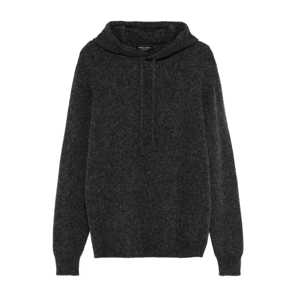 Roberto Collina Antraciet Sweater Collectie Gray Heren