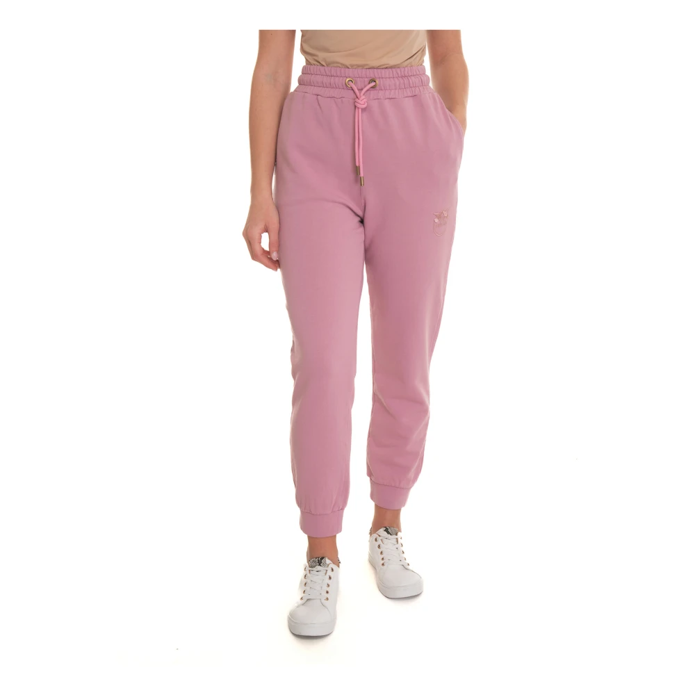Pinko Carico Fleece trousers Pink Dames