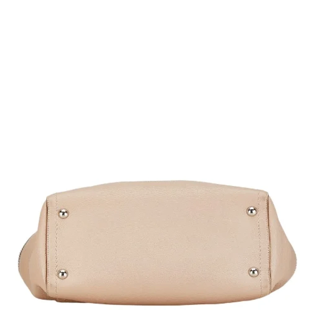 Salvatore Ferragamo Pre-owned Leather handbags Pink Dames