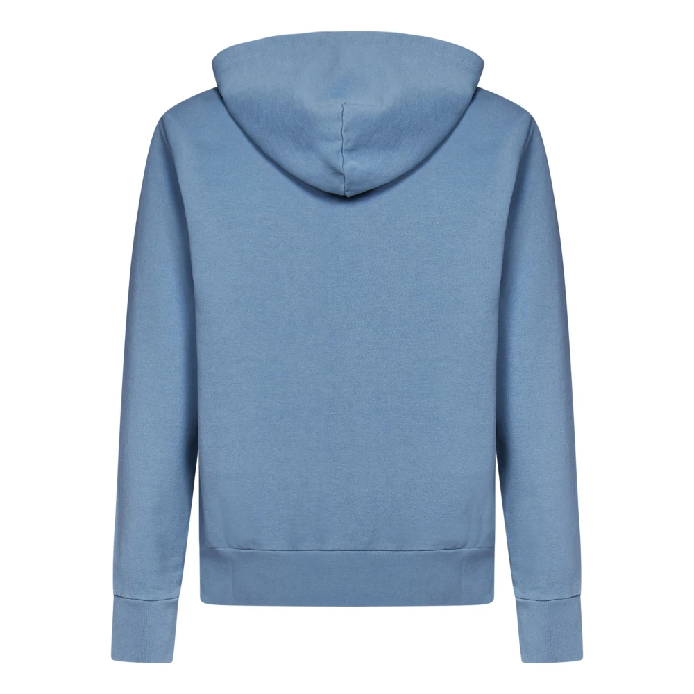 Polo Ralph Lauren Blauwe Sweaters met Ritssluiting en Capuchon Blue Heren
