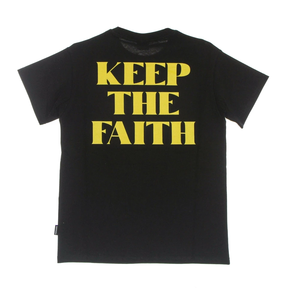 Propaganda Zwarte Faith Tee Korte Mouw T-shirt Black Heren