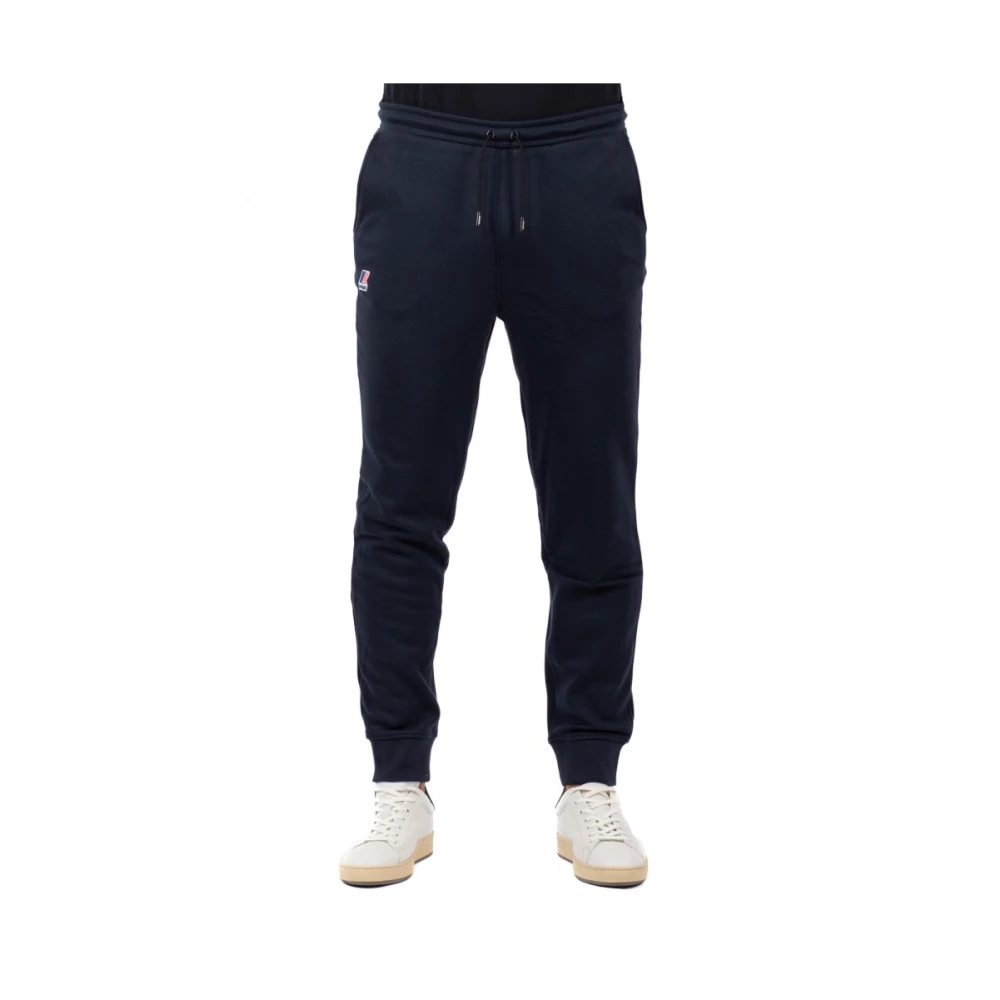 K-way Blauwe Joggingbroek Slim Fit Blue Heren