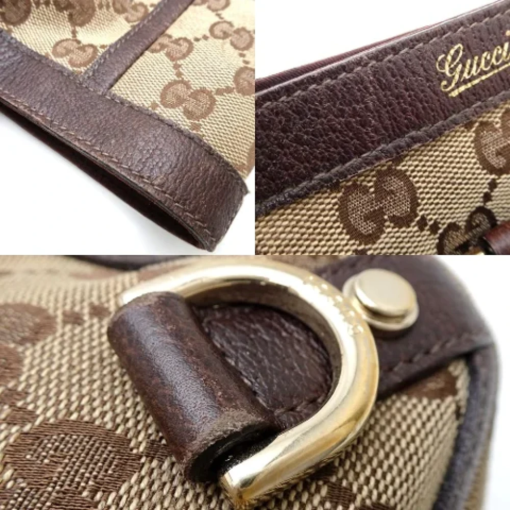 Gucci Vintage Pre-owned Canvas totes Beige Dames