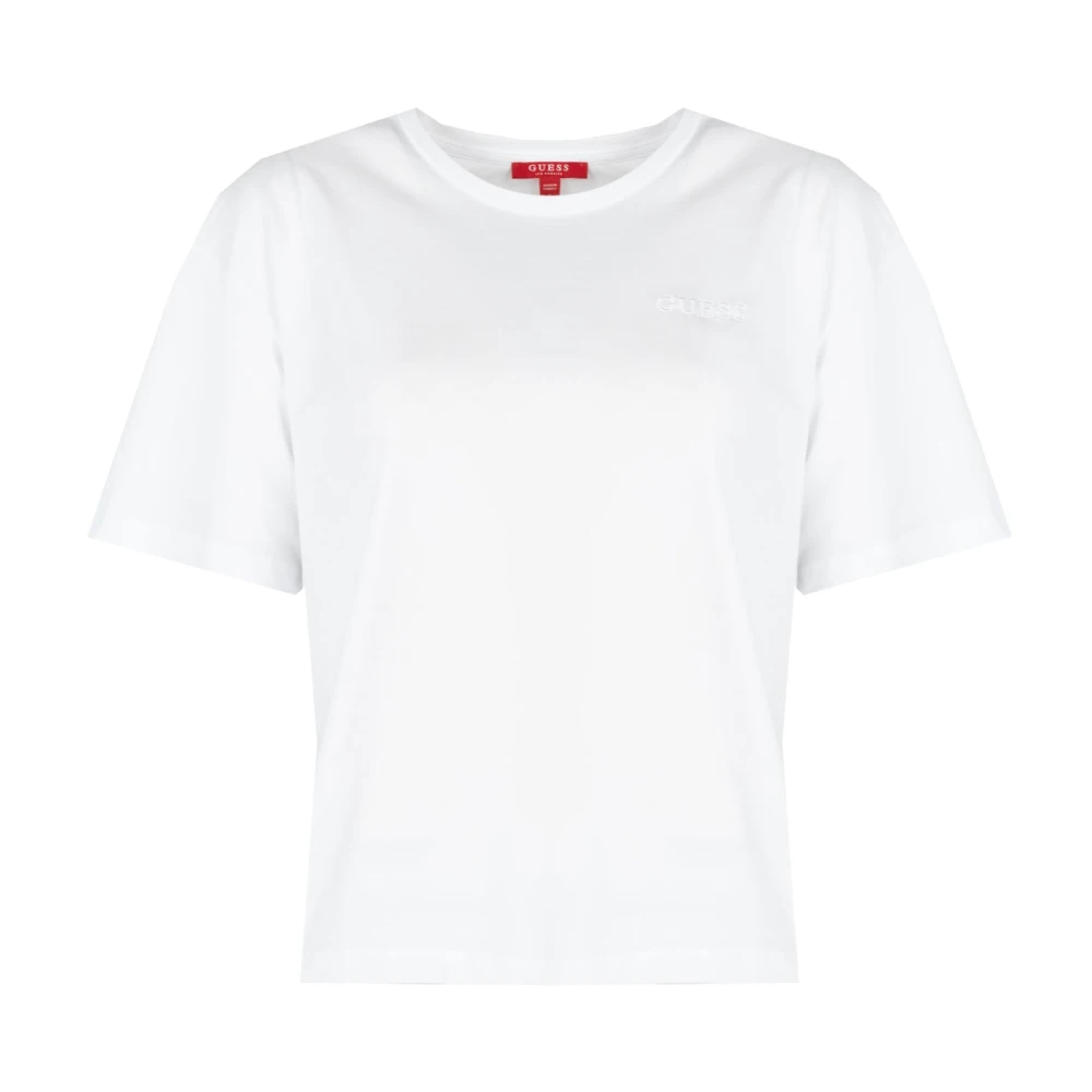 Guess Casual Ronde Hals T-Shirt White Dames