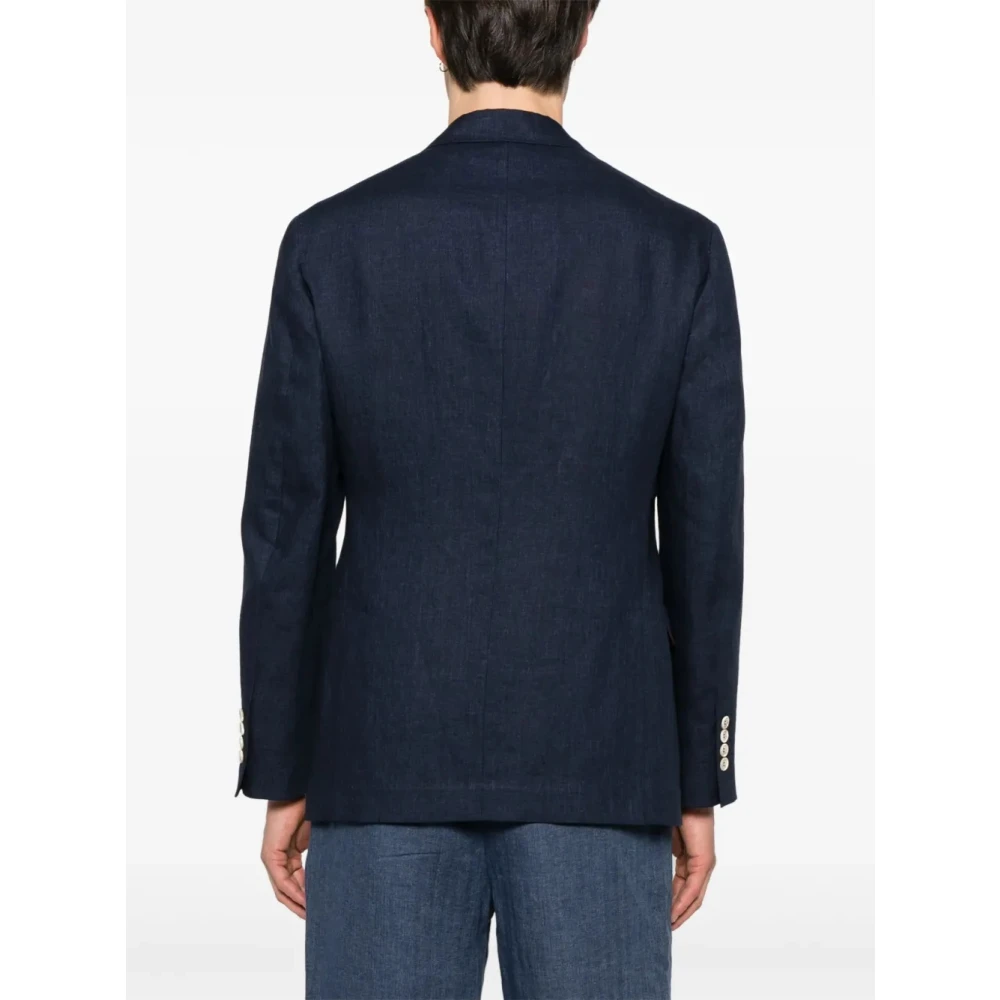 BRUNELLO CUCINELLI Navy Deconstructed Jas Blue Heren
