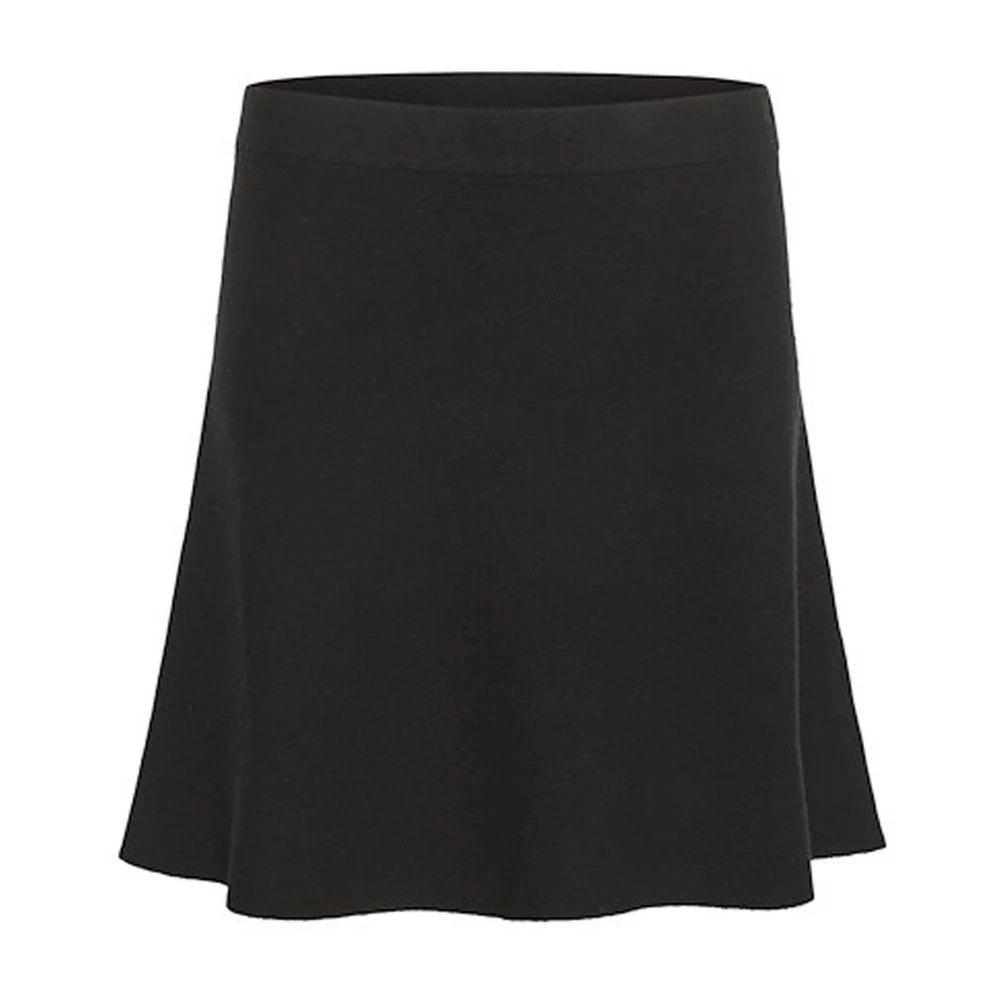 Karen by Simonsen Meteorite Gebreide Rok Black Dames