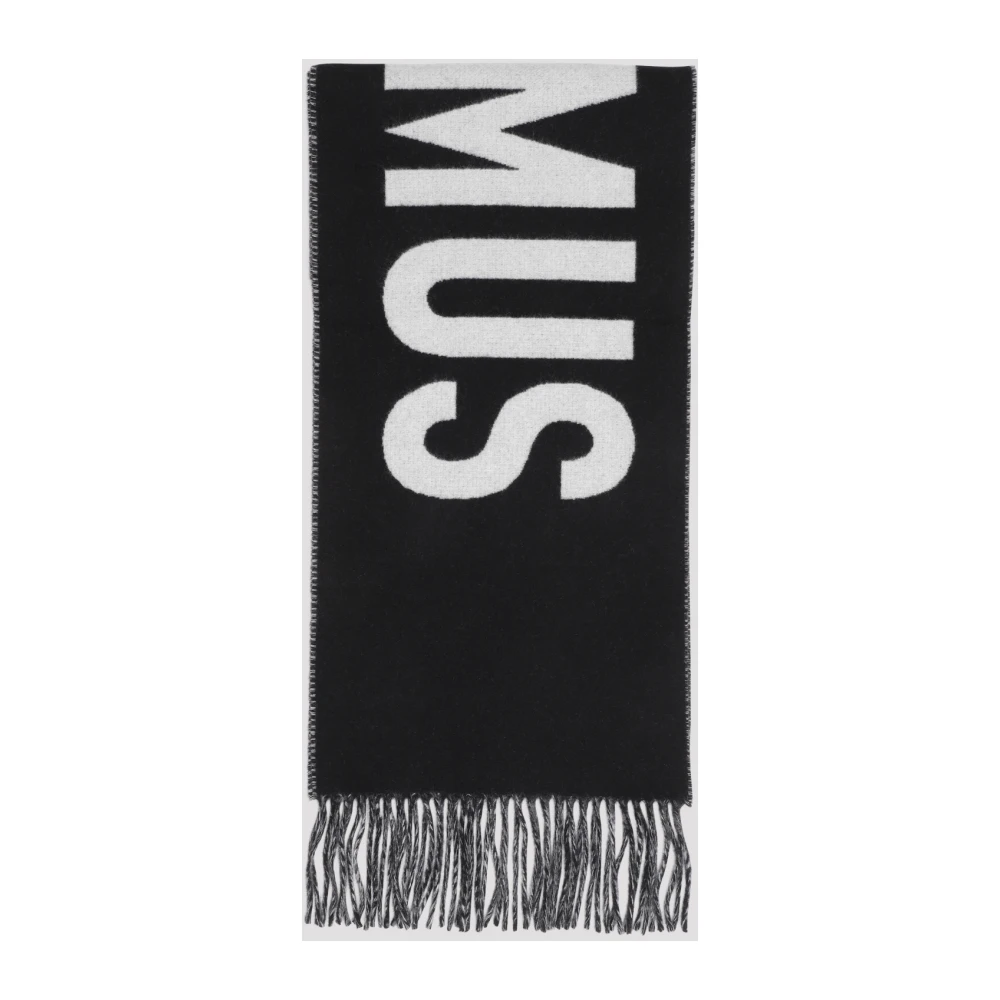 Jacquemus Zwarte Sjaal Black Heren