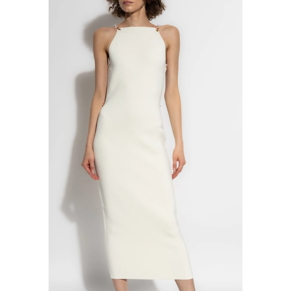 Cult Gaia Jurk Cassi Beige Dames