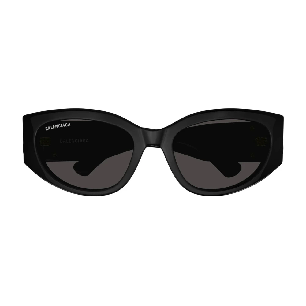 Balenciaga Women's Black Oval Frame Sunglasses Bb0324sk