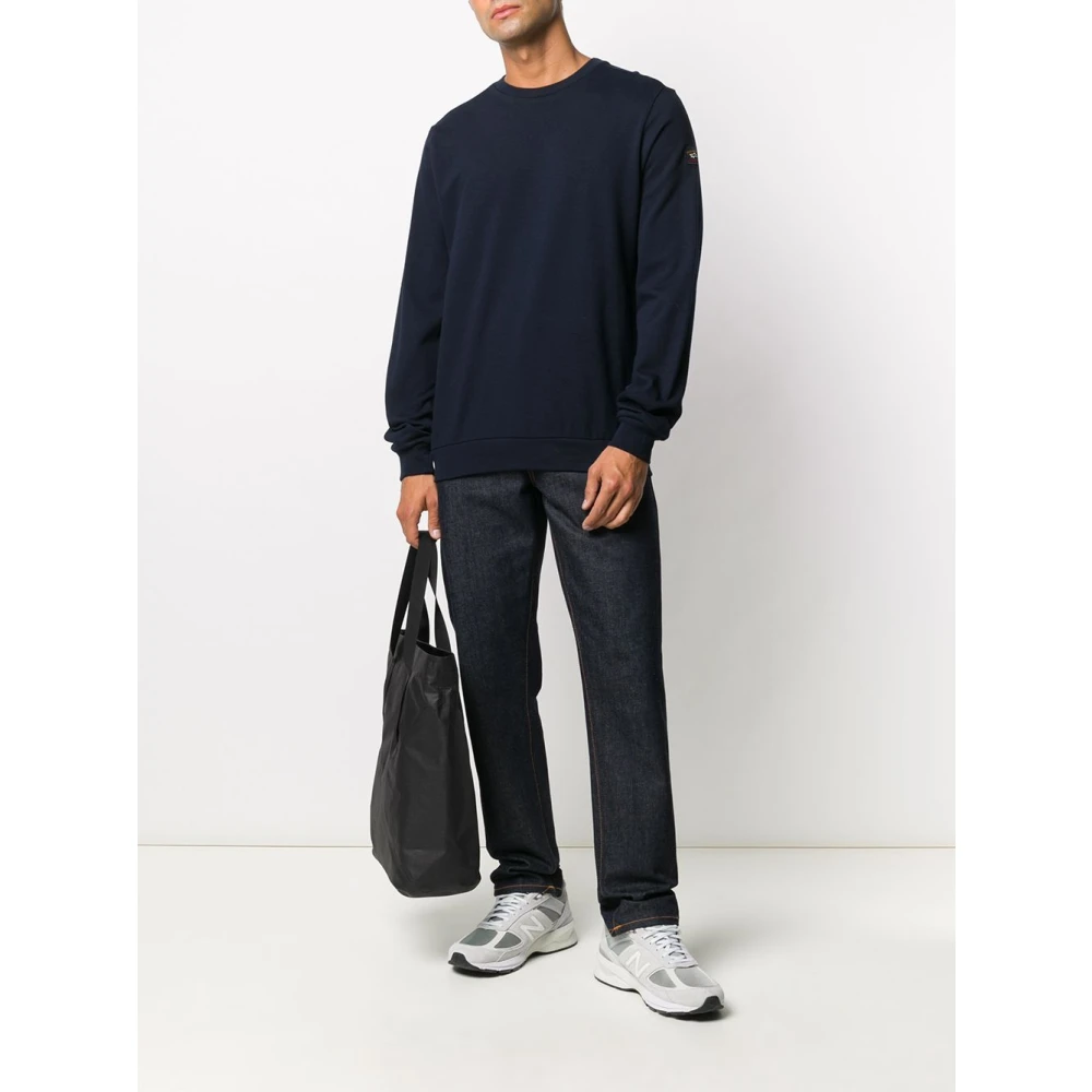 PAUL & SHARK Stijlvolle Sweatshirt 013C Blue Heren
