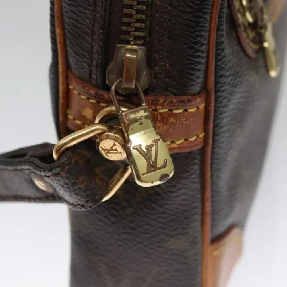 Louis Vuitton Vintage Pre-owned Canvas clutches Brown Dames