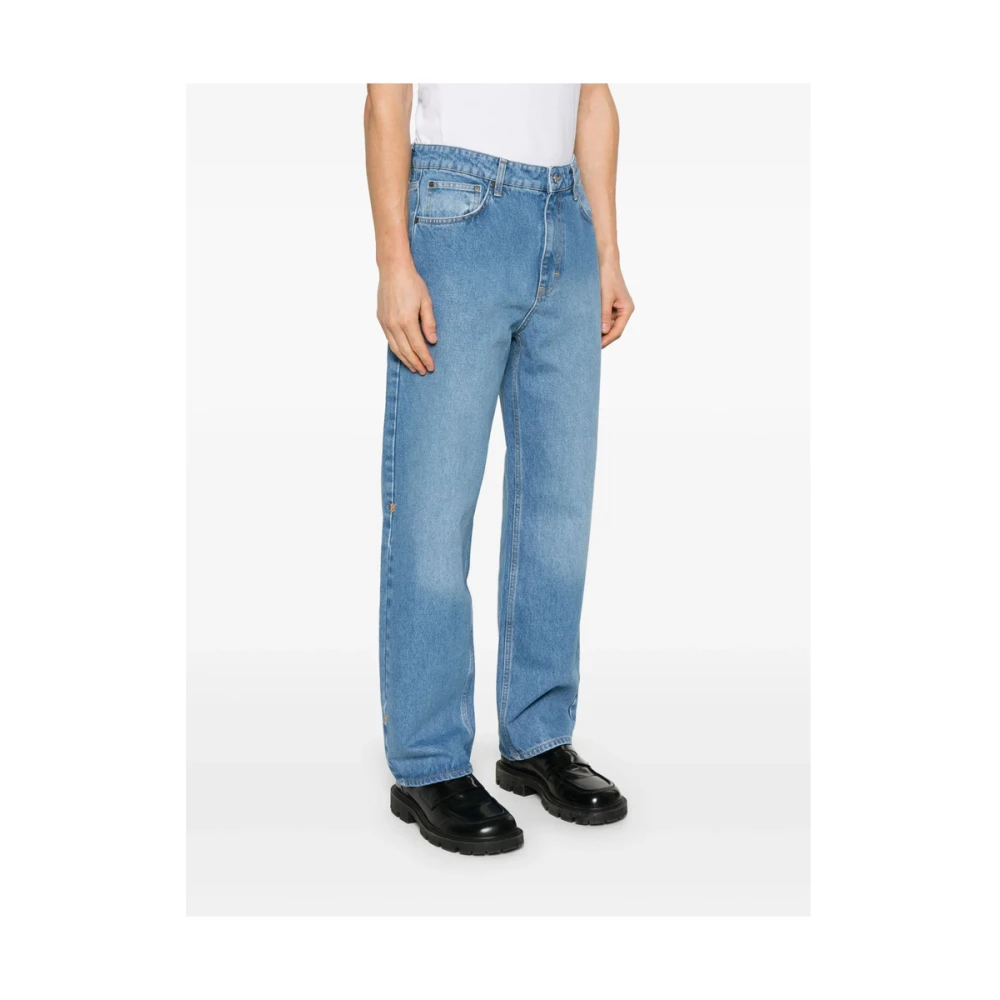 Daily Paper Blauwe Denim Jeans met Klassieke Stijl Blue Heren