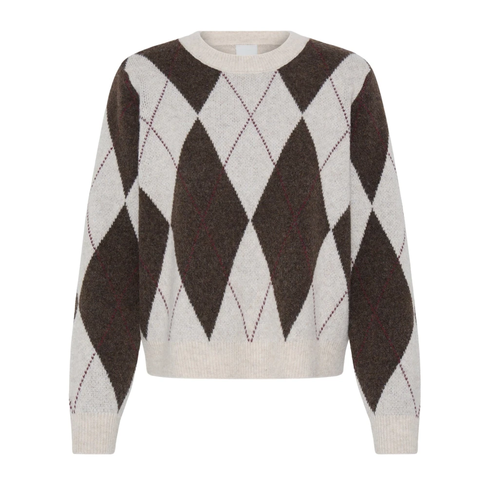 Ichi , Damen, Strickwaren, Mehrfarbig, M