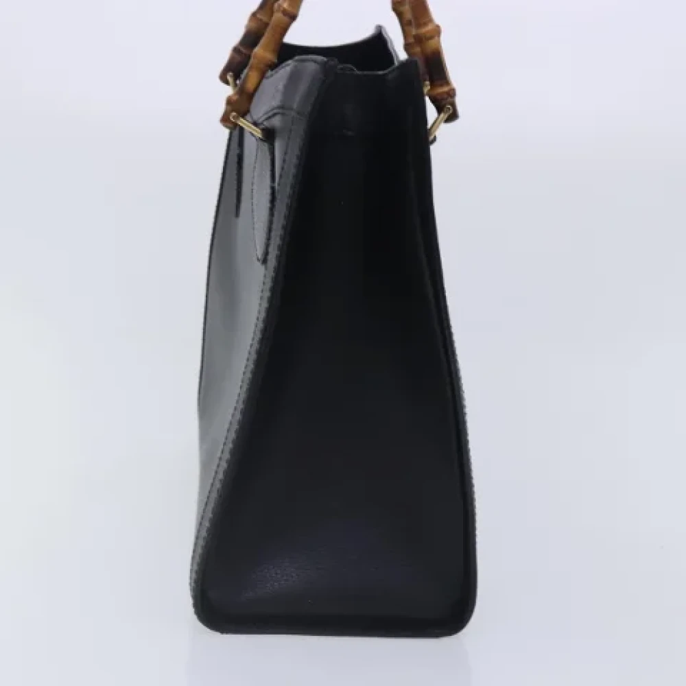 Gucci Vintage Pre-owned Leather handbags Black Dames