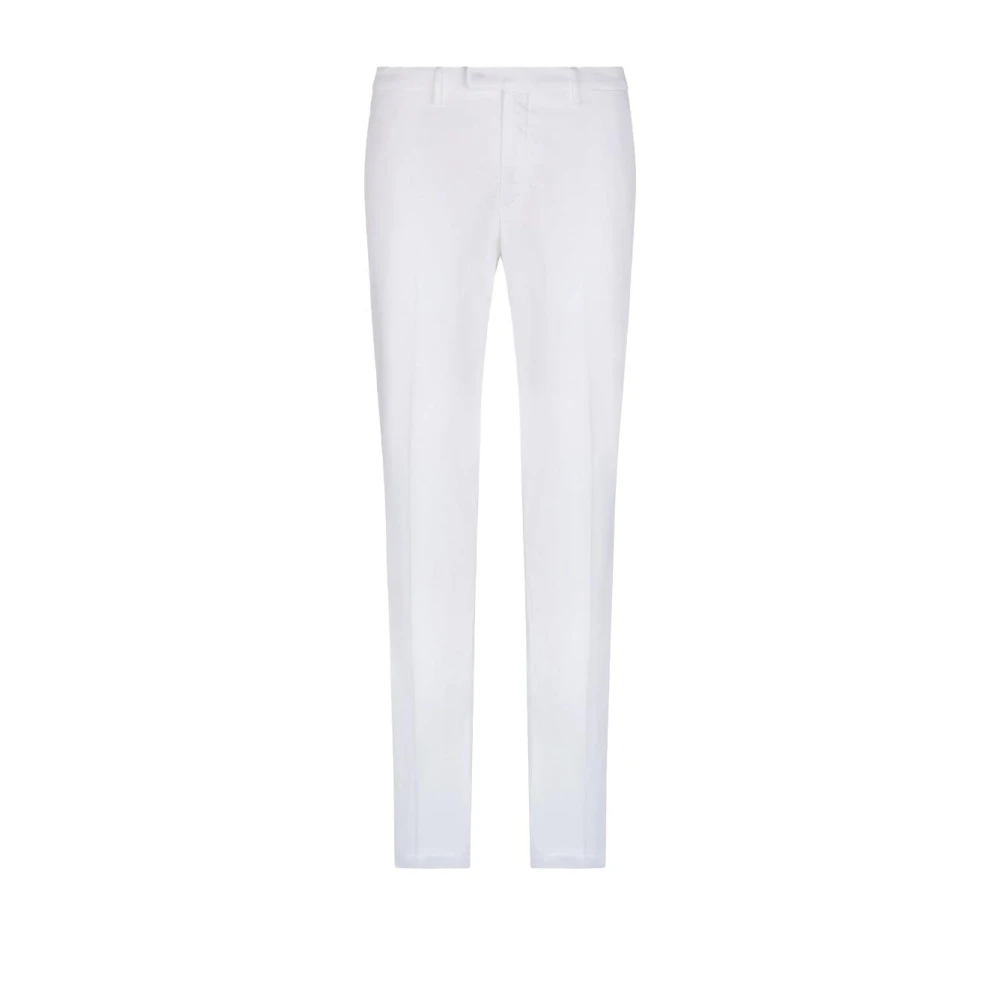 Boglioli Moderne Chino Broek White Heren