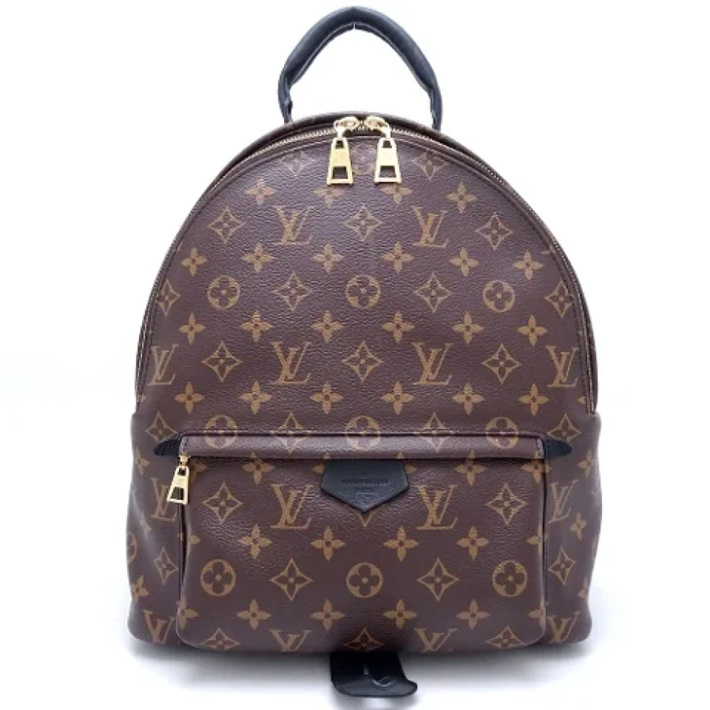 Louis Vuitton Vintage Pre-owned Canvas backpacks Brown Dames