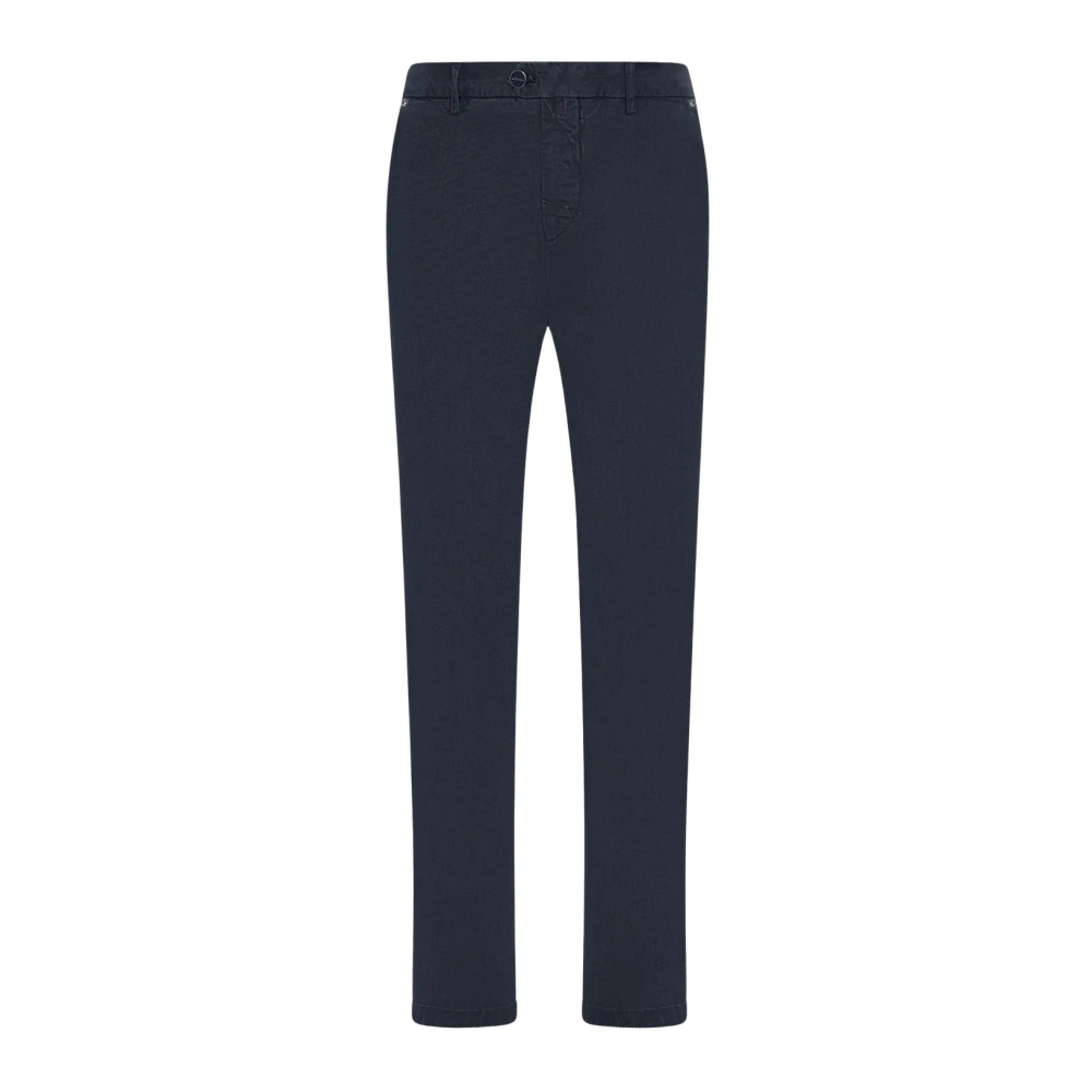 Kiton Stijlvolle katoenen broek Blue Heren