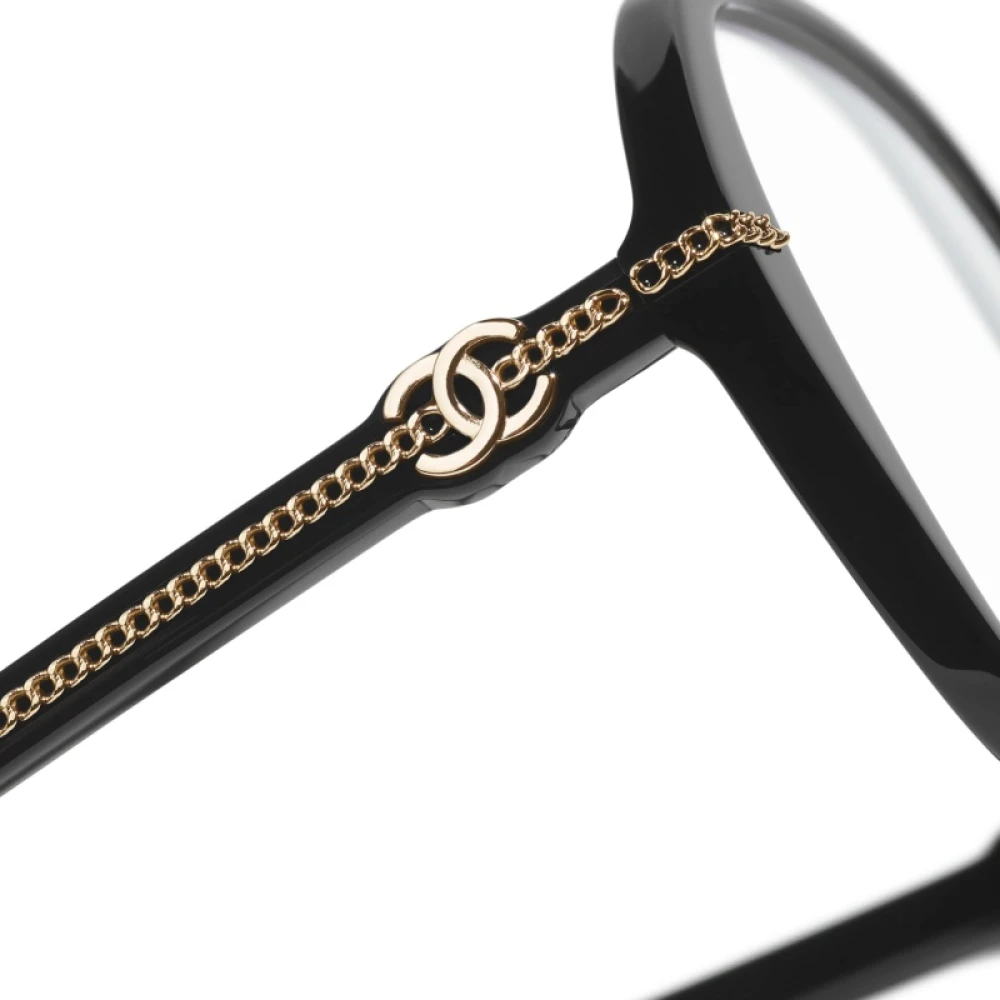 Chanel Sunglasses Black Dames