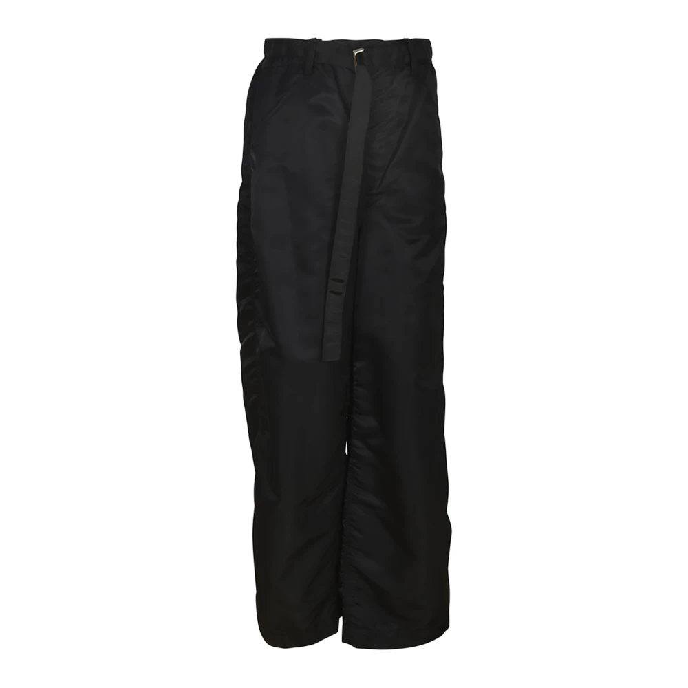 Sacai Zwarte Stijlvolle Broek Black Dames