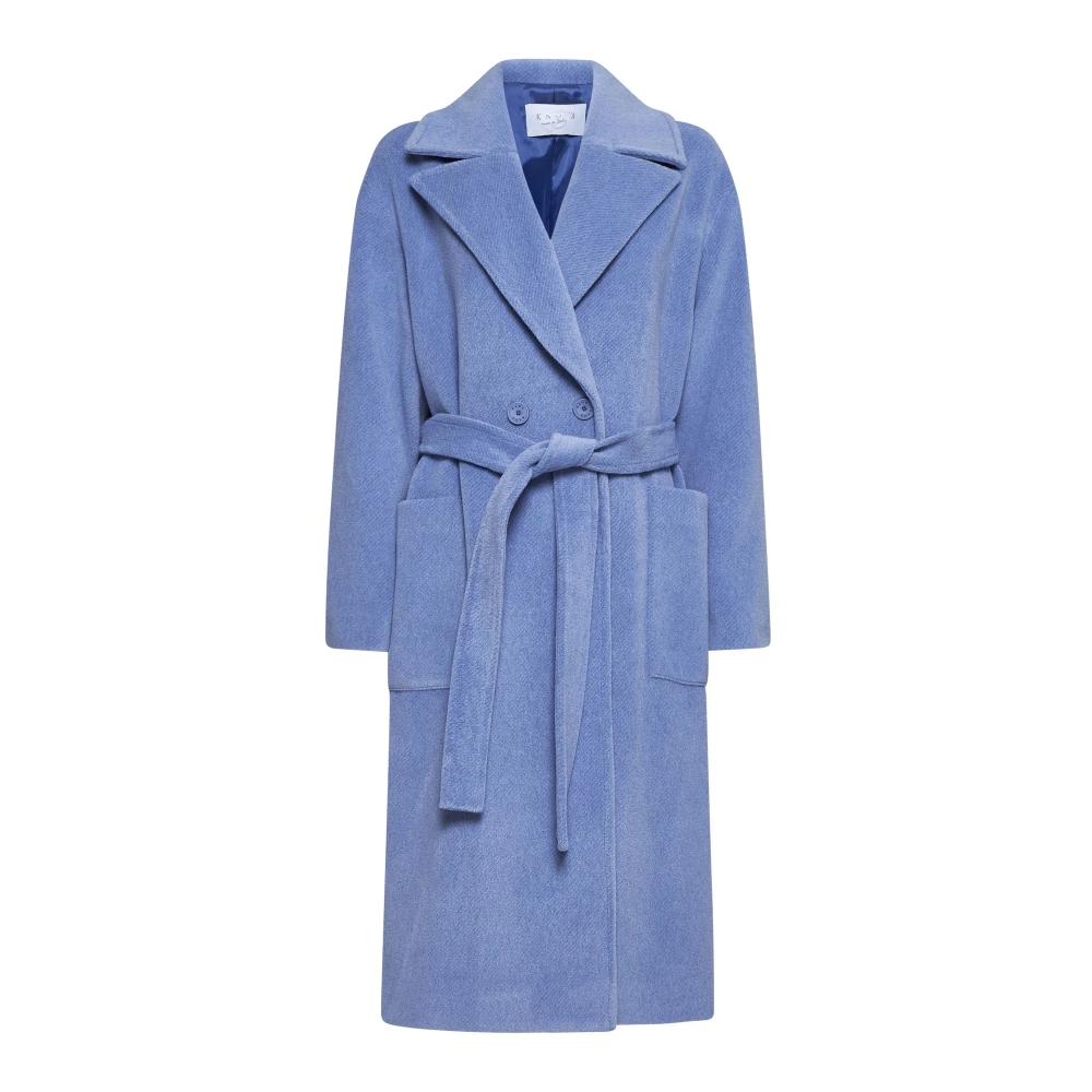 Kaos Heldere Blauwe Collectie Stijlvolle Jassen Blue Dames