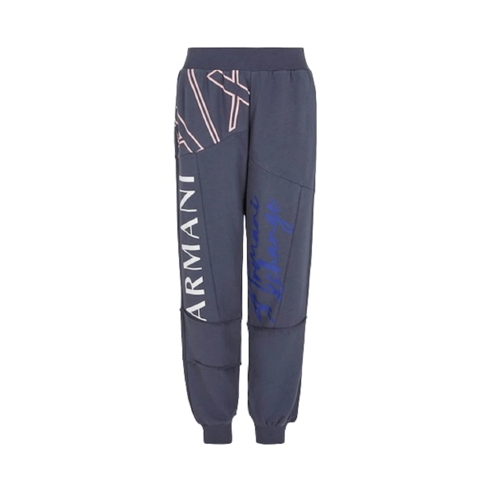 Armani Exchange Women's Gray Sweatpants, S, Tracksuit Bottoms
