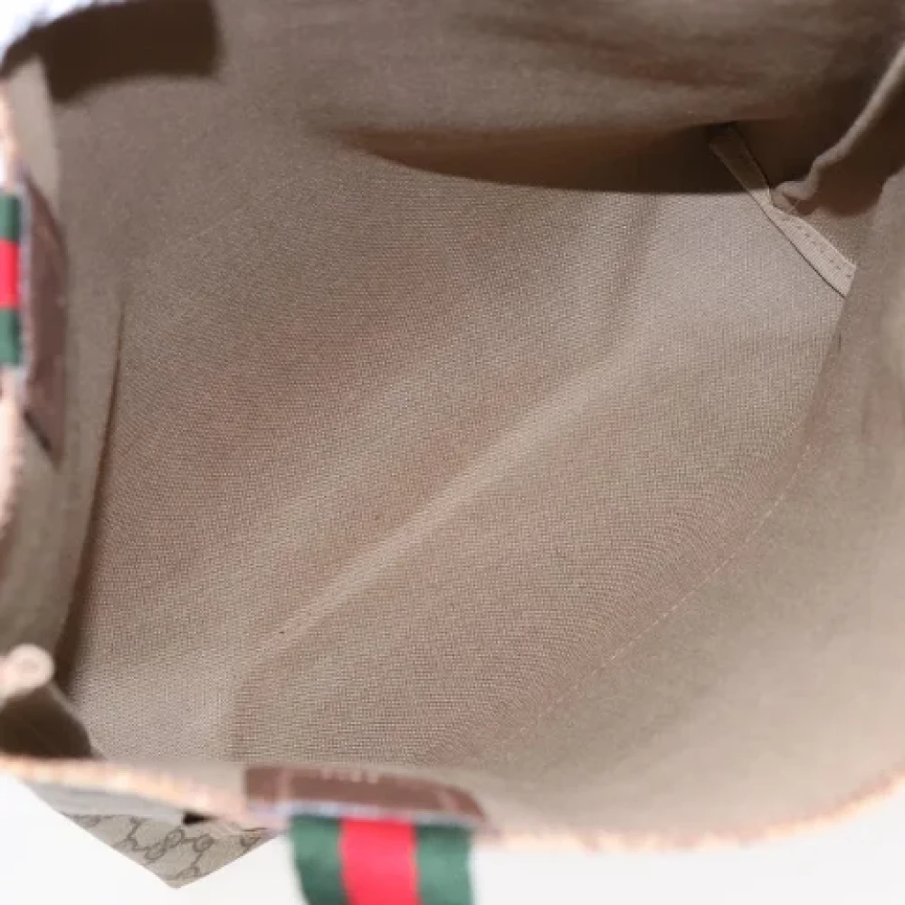 Gucci Vintage Pre-owned Canvas totes Beige Dames