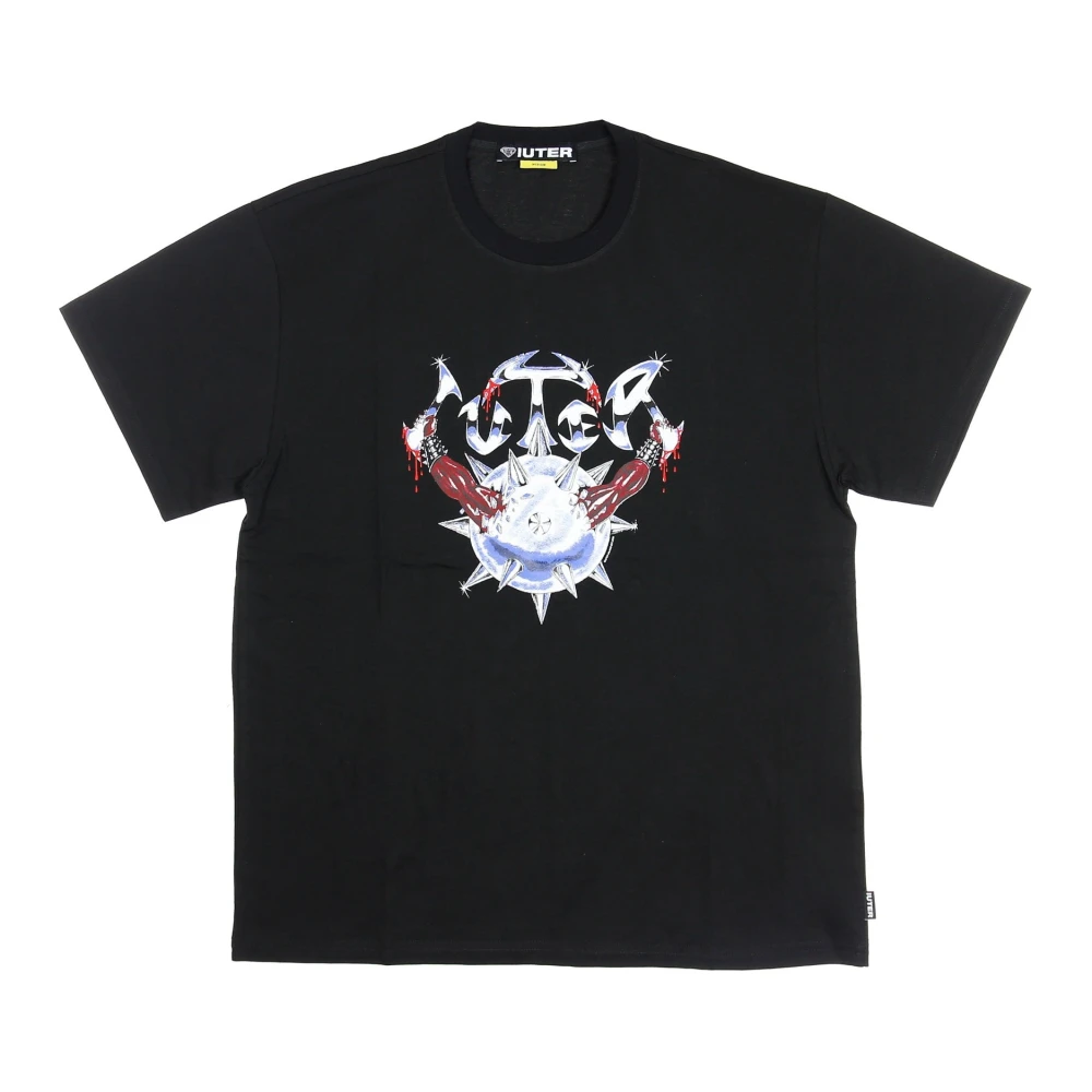 Iuter Zwarte Tee voor Mannen Black Heren