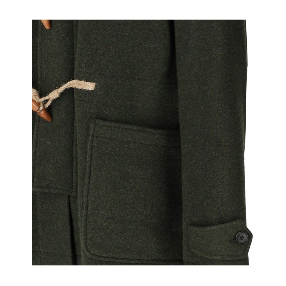 Baracuta Groene wollen duffeljas Green Heren