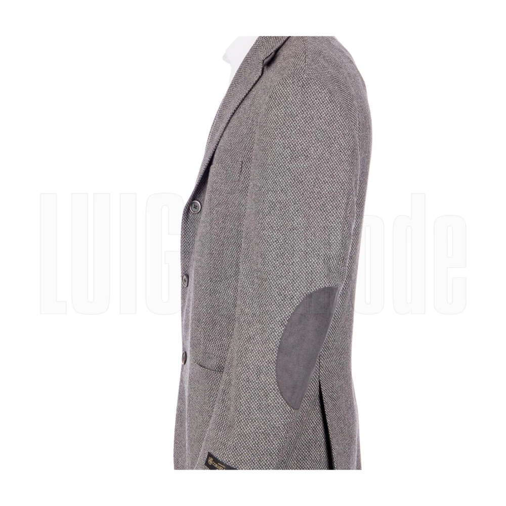 Corneliani Zachte Leiderjas Gray Heren