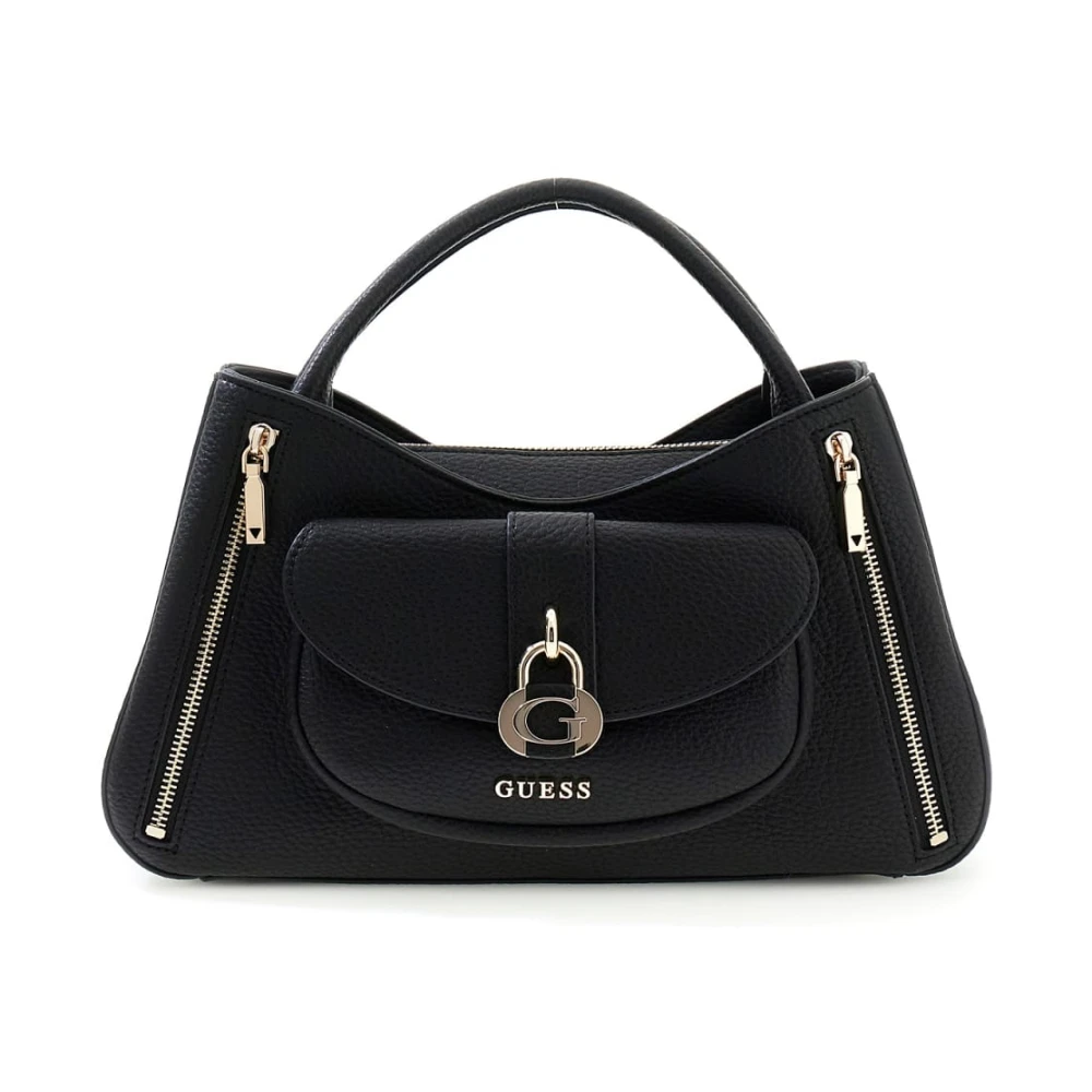 Guess Cordelia Logo Luxury Crossbody Bag - Female - Handbags - Black - One Size - Bags