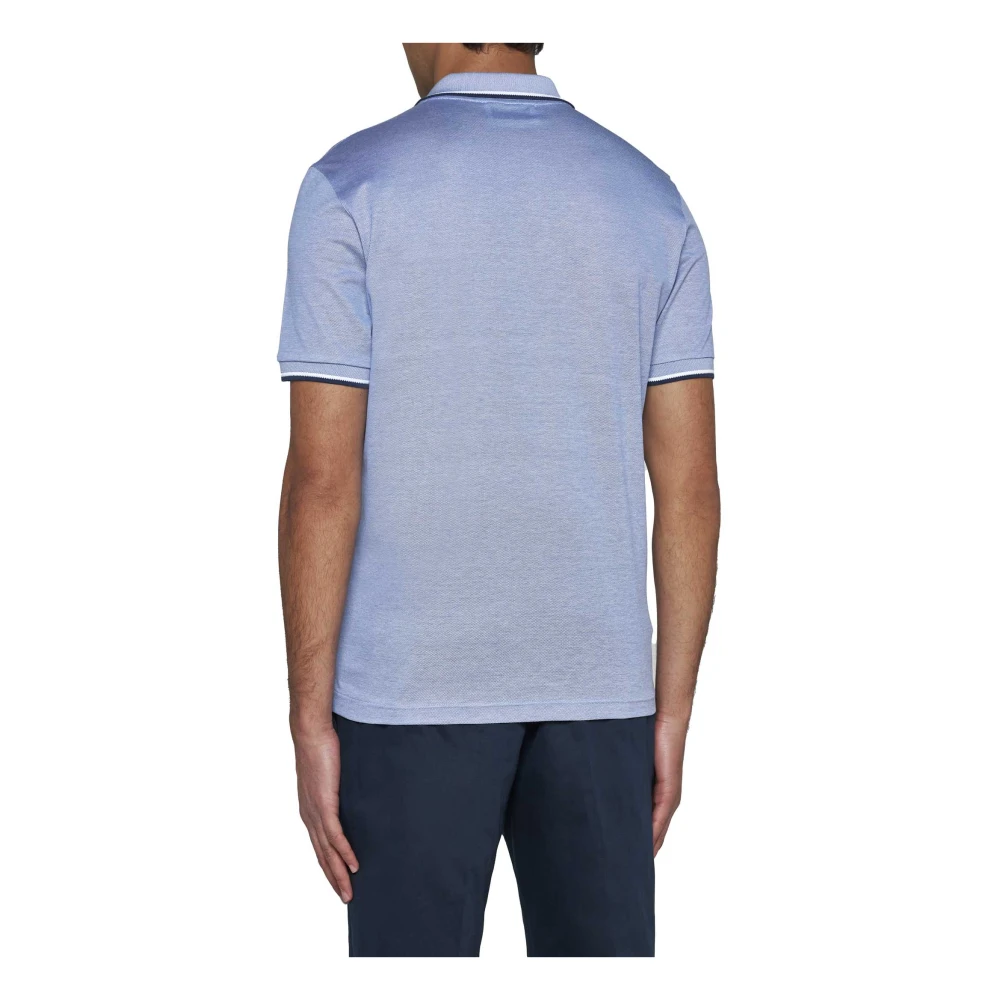 D4.0 Lichtblauwe T-shirts en Polos Blue Heren