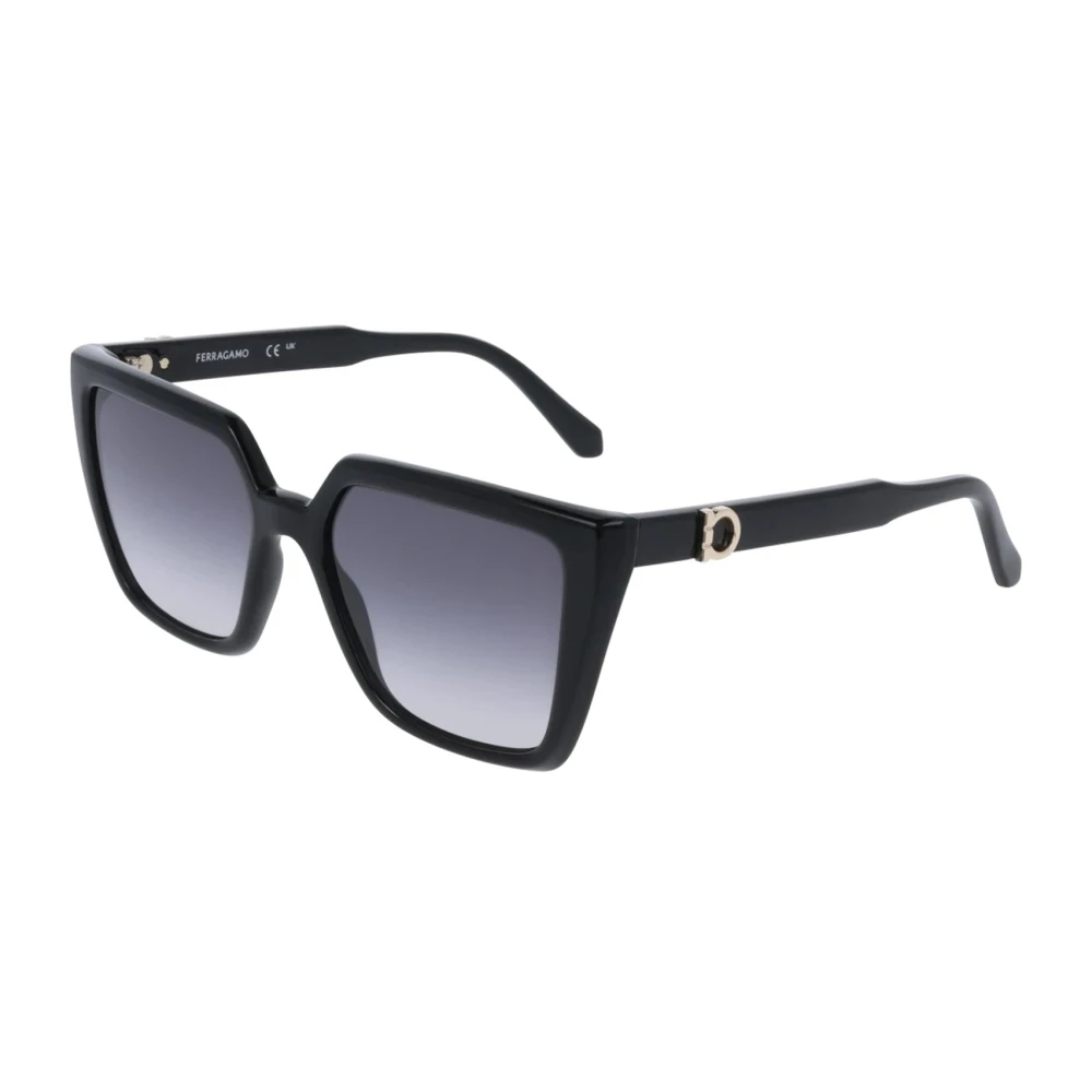 Ferragamo Women's Black Square Sunglasses For
